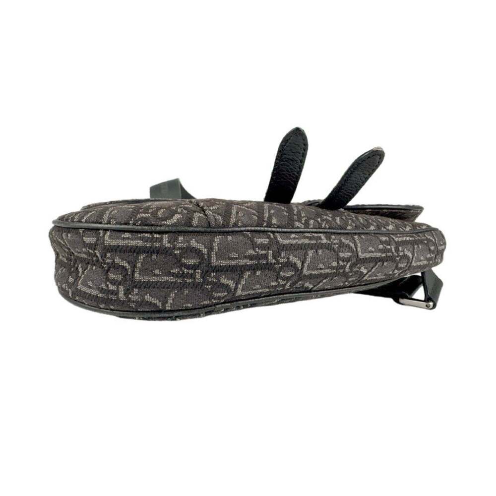 CHRISTIAN DIOR Black Canvas Shoulder Bag - Picture 4 of 12